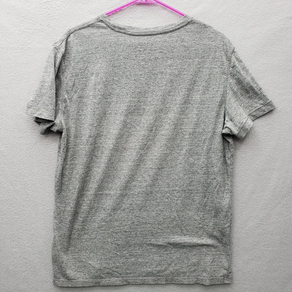 American Eagle Men's Legacy Tee Shirt Bird Logo Gray Minimalist Casual Basic L